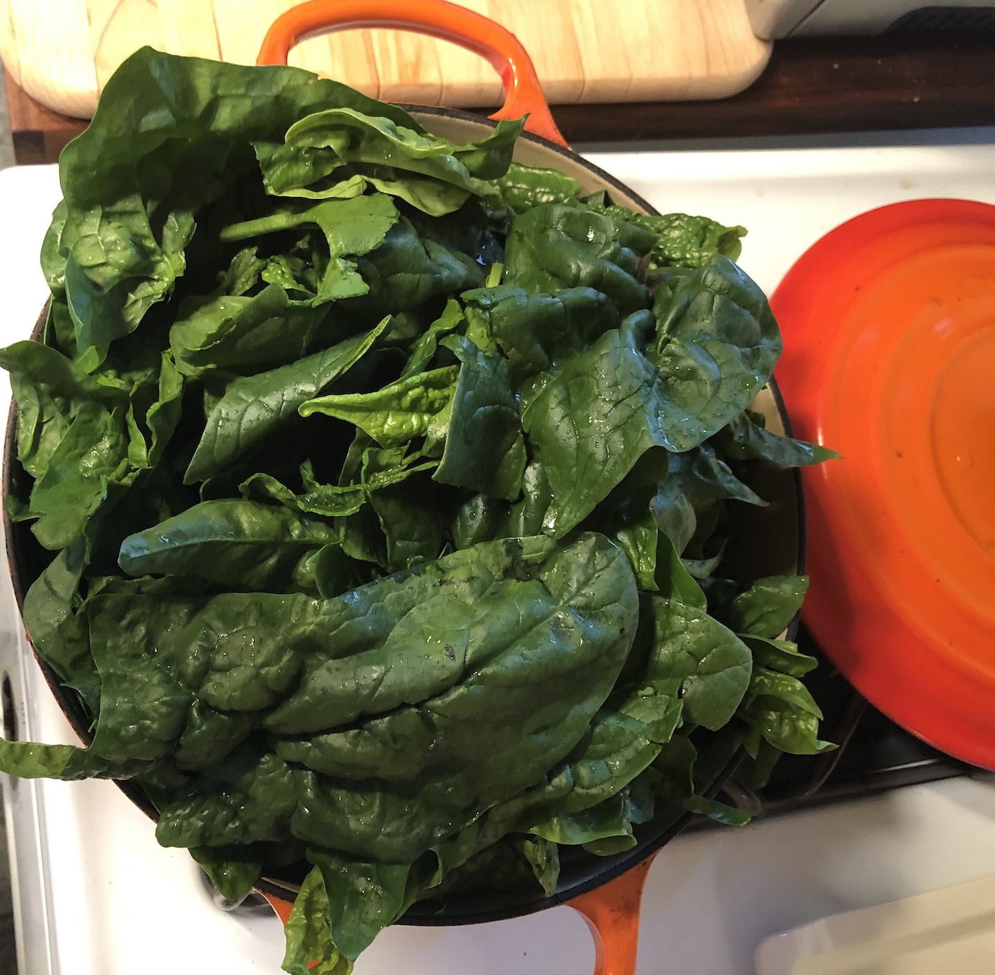 Leaf spinach