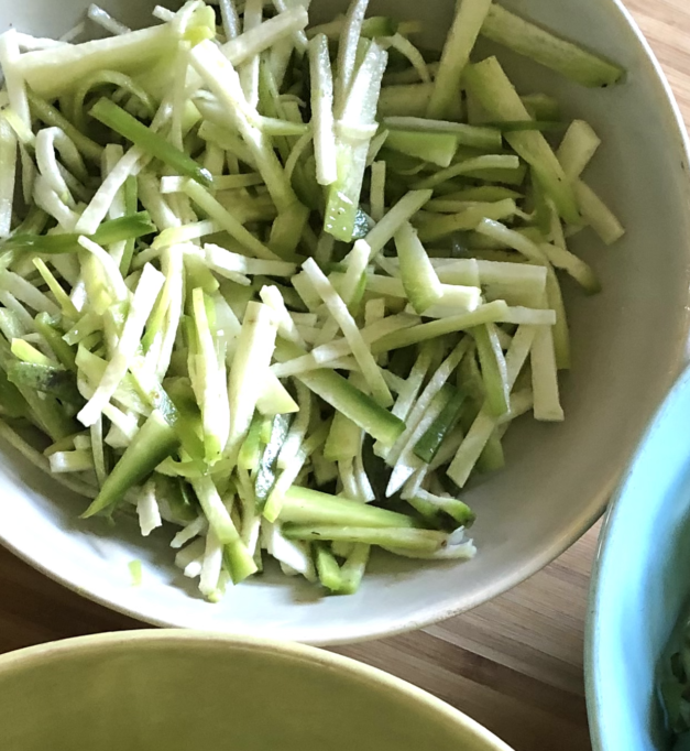 Daikon Salad with Sesame Vinaigrette